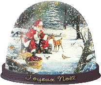 snow globe de noel